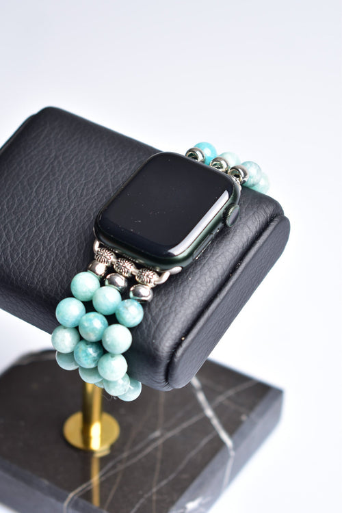 Amazonite Natural Stone Apple Watch Band 38 - 41 Mm 