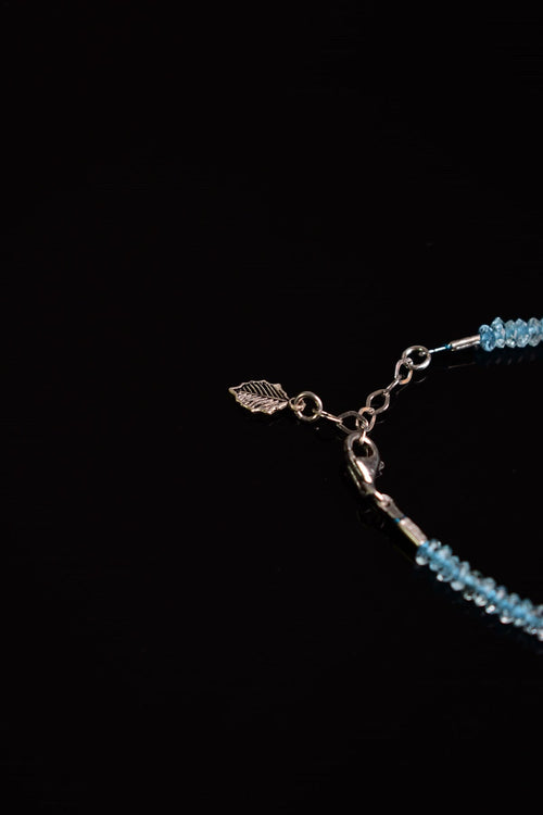 Aquamarine Natural Stone 4mm Bracelet