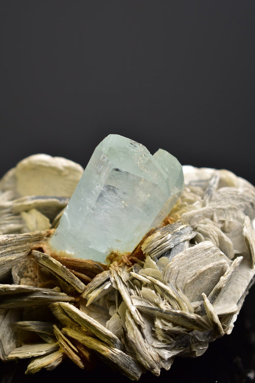 Aquamarine - Muscovite Natural Stone Collectible Piece