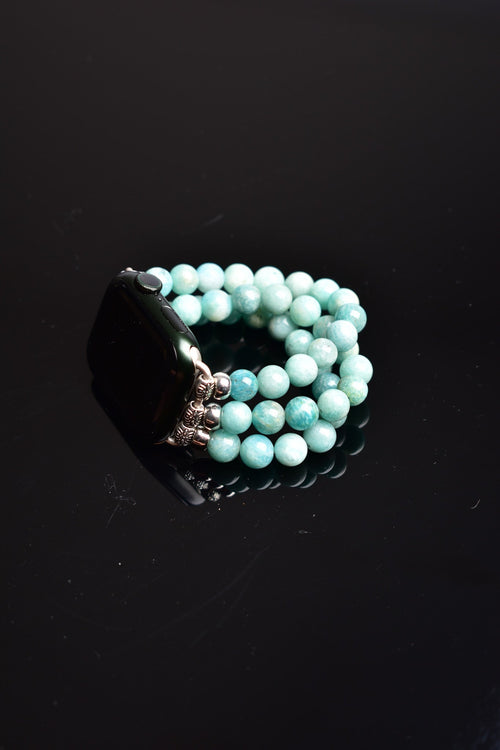 Amazonite Natural Stone Apple Watch Band 38 - 41 Mm 