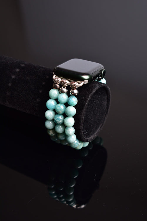 Amazonite Natural Stone Apple Watch Band 38 - 41 Mm 