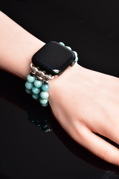 Amazonite Natural Stone Apple Watch Band 38 - 41 Mm 