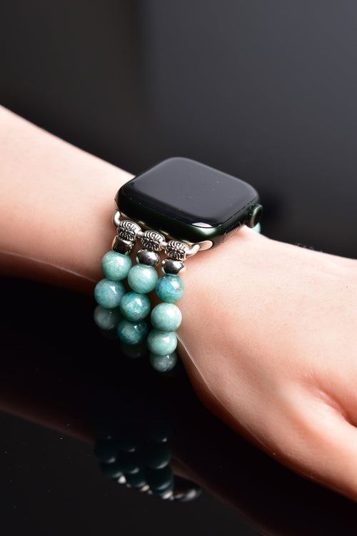 Amazonite Natural Stone Apple Watch Band 38 - 41 Mm 