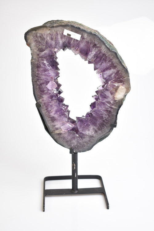 Amethyst Natural Stone Stand Raw Piece