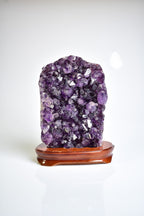 Amethyst Natural Stone Stand Geode