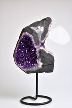 Amethyst Natural Stone Stand Geode