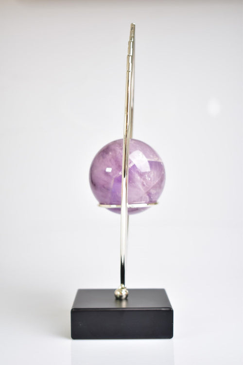 Amethyst Natural Stone Stand Globe