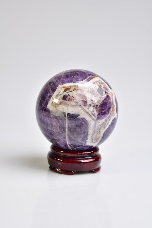 Amethyst Natural Stone Stand Globe