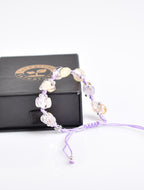 Ametrine Triple Macrame Special Design Bracelet