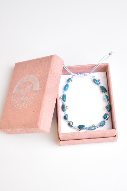 Apatite Natural Stone Macrame Bracelet