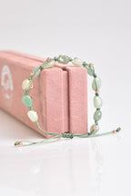 Aventurine Natural Stone Macrame Bracelet