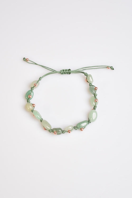 Aventurine Natural Stone Macrame Bracelet