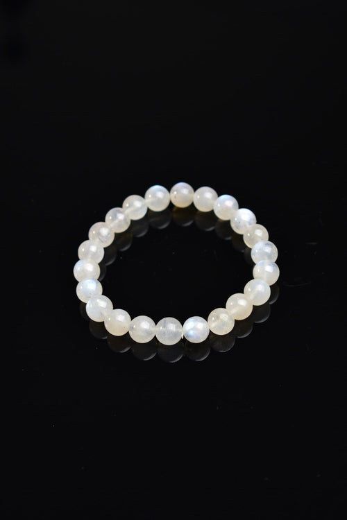 Moonstone Natural Stone Bracelet 9 mm A+ Quality