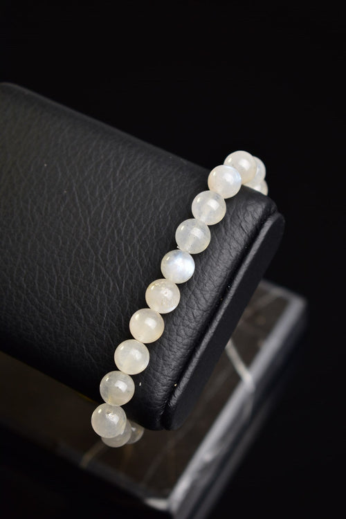 Moonstone Natural Stone Bracelet 9 mm A+ Quality