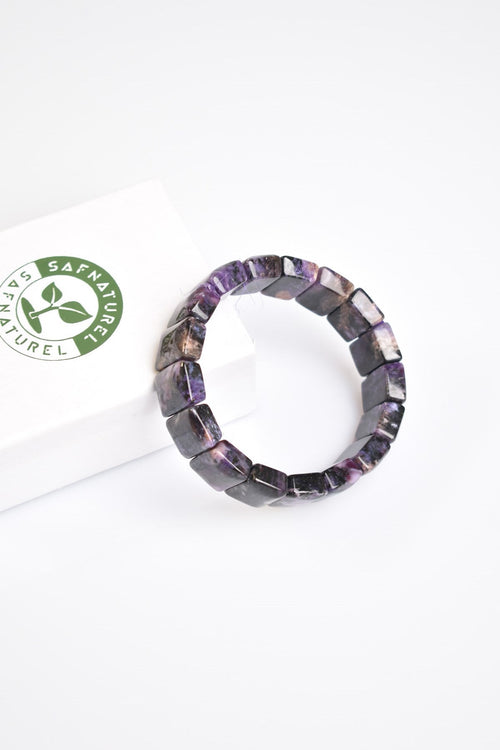 Charoite Natural Stone Special Cut Bracelet