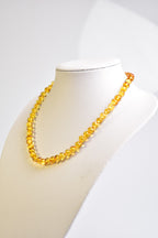 Natural Drop Amber Adult Necklace