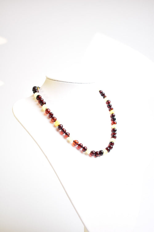 Natural Drop Amber Adult Necklace