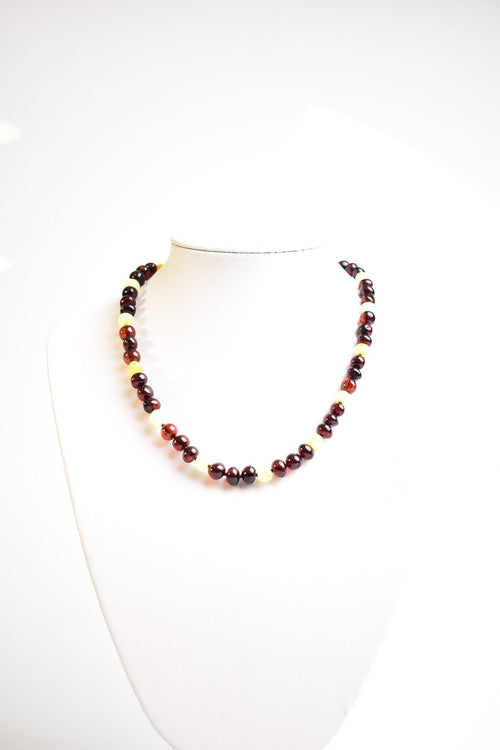 Natural Drop Amber Adult Necklace