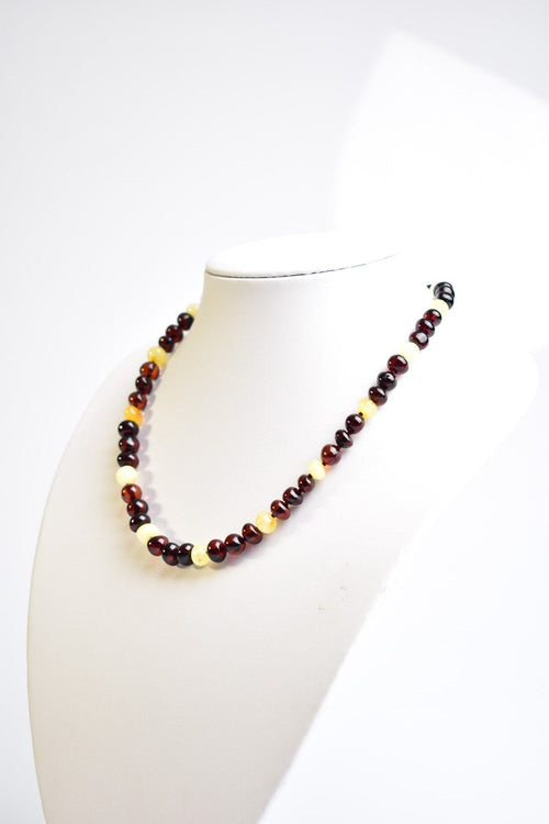 Natural Drop Amber Adult Necklace