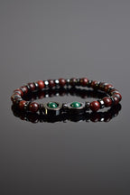 Dragon jasper - Malachite - Hematite Natural Stone Unisex Bracelet