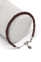 Garnet - Garnet Natural Stone 925 Sterling Silver Bracelet