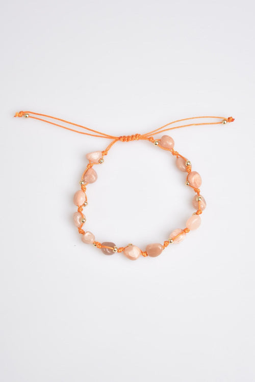 Sunstone Natural Stone Macrame Bracelet