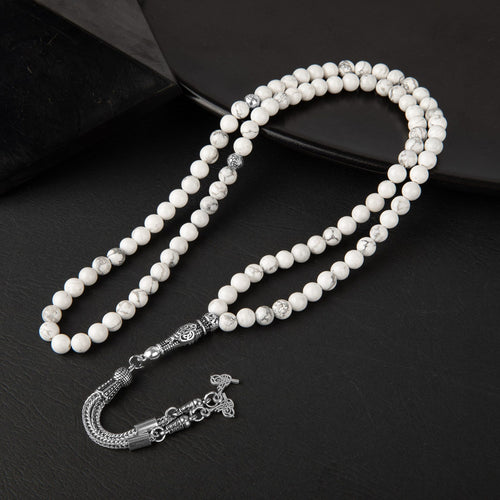 Howlit Natural Stone Tasbih 99cm – 6mm