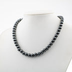 Hematite 8 mm Series Natural Stone Necklace