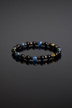 Kyanite - Tourmaline - Hematite Natural Stone Unisex Bracelet