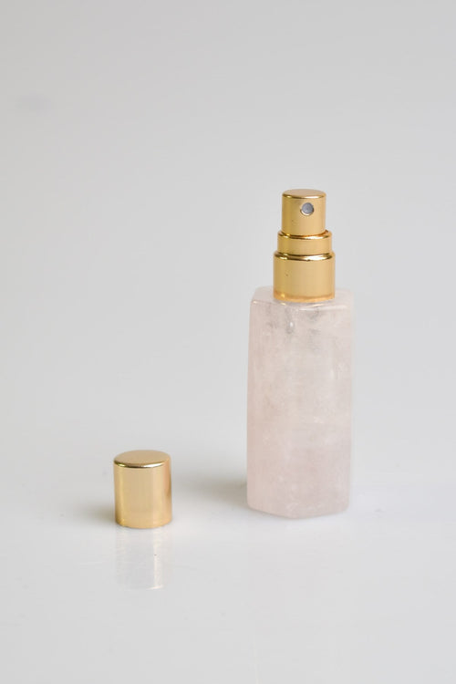 Crystal Quartz Natural Stone Perfume Bottle