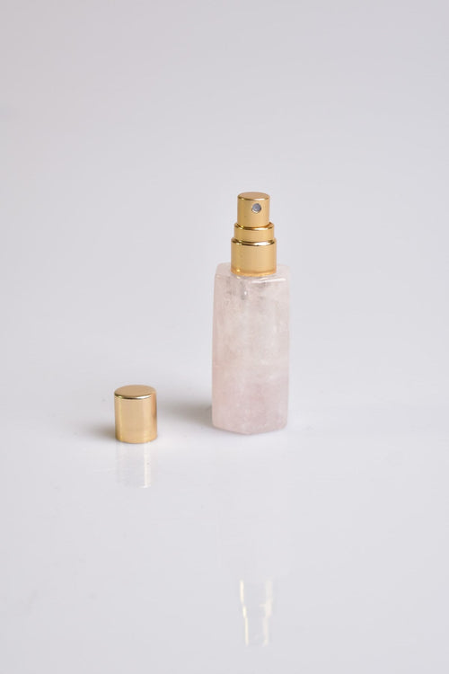 Crystal Quartz Natural Stone Perfume Bottle