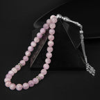 Kunzite Natural Stone Prayer Beads 33 – 8mm