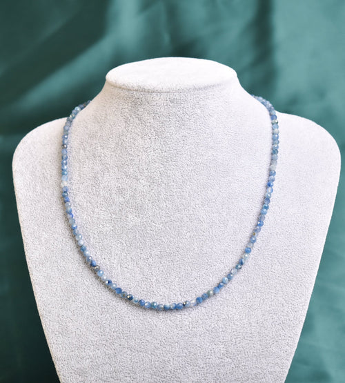 Kyanite Natural Stone Necklace 3 mm