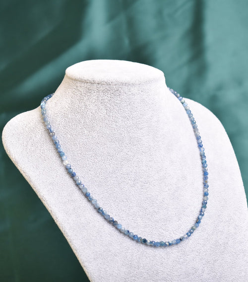 Kyanite Natural Stone Necklace 3 mm