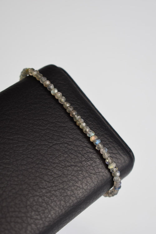 Labradorite Natural Stone 3mm Bracelet