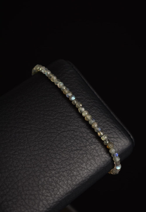 Labradorite Natural Stone 3mm Bracelet