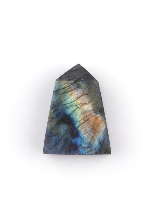 Labradorite Natural Stone Obelisk Piece