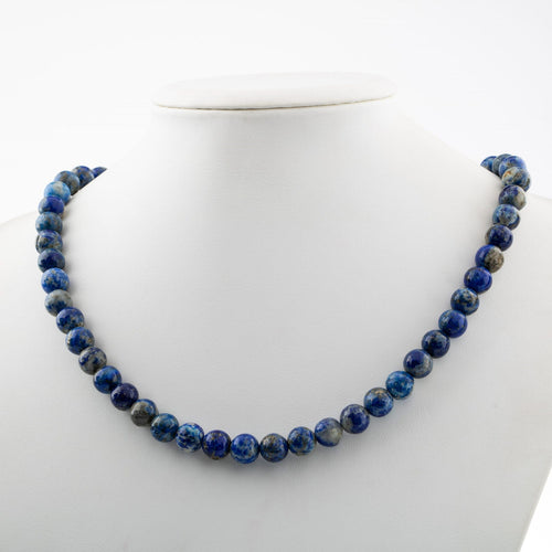 Lapis Lazuli 8 mm Series Natural Stone Necklace