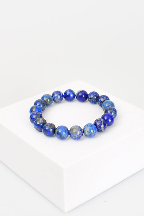 Lapis Lazuli Doğal Taş Bileklik 10 mm