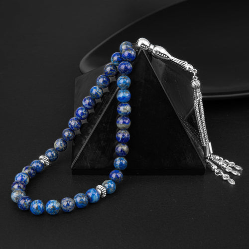 Lapis Lazuli Natural Stone Prayer Beads 33 – 8mm