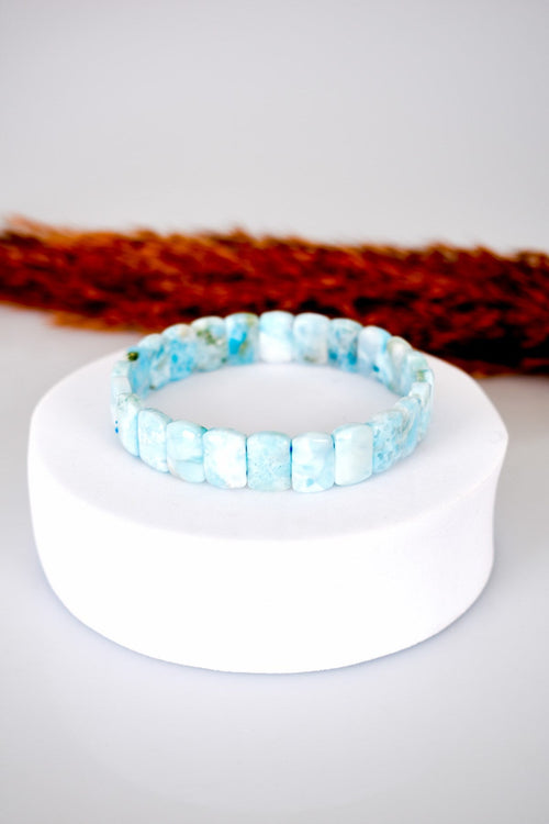 Larimar Natural Stone Bracelet A+ Quality