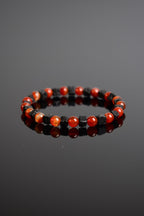 Madagascar Agate - Lava Natural Stone Men's Bracelet