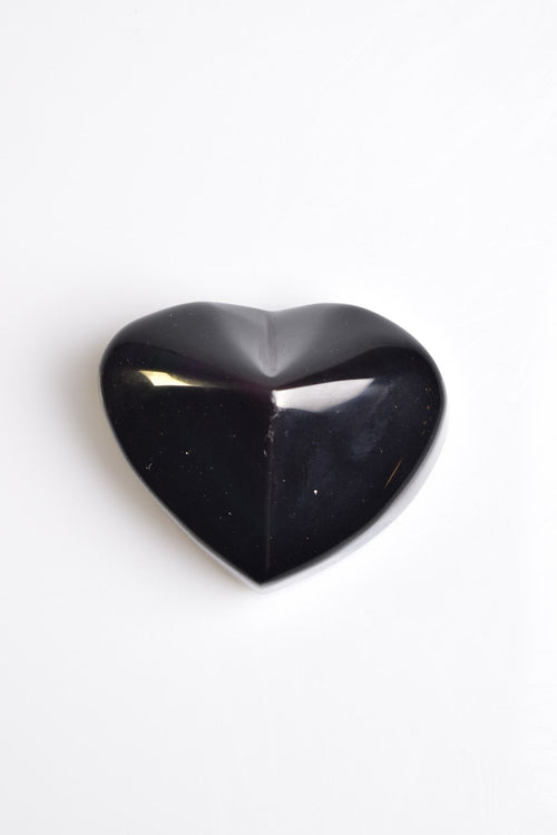 Rainbow Obsidyen Doğal Taş Kalp