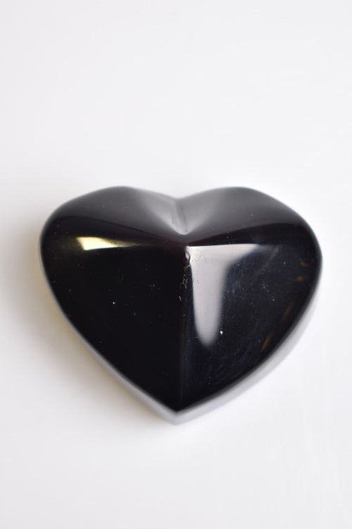 Rainbow Obsidyen Doğal Taş Kalp