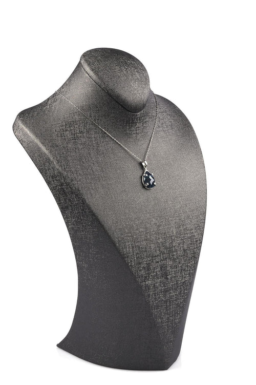 Sapphire Natural Stone 925 Sterling Silver Necklace 