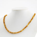 Yellow Tiger Eye 6 mm String Natural Stone Necklace