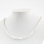 Selenite 6 mm Series Natural Stone Necklace