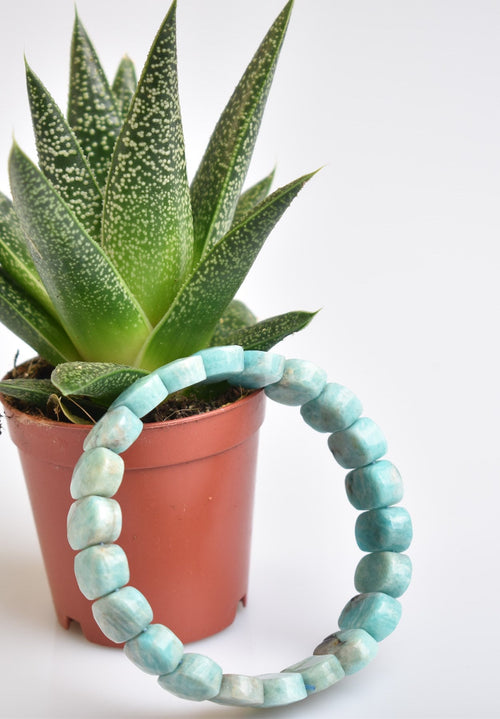 Certified Amazonite Natural Stone Bracelet