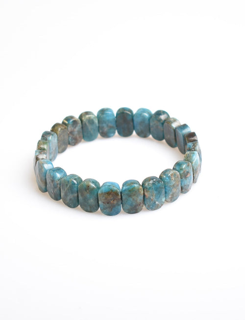 Certified Apatite Natural Stone 9x14 mm Bracelet