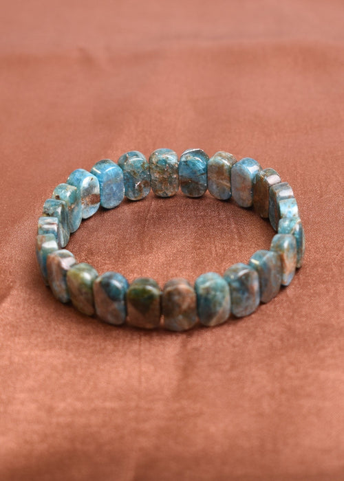 Certified Apatite Natural Stone 9x14 mm Bracelet